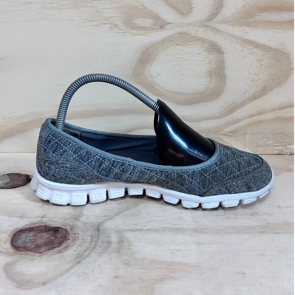 Skechers - Memory Foam Slip-On - Sneakers - Gray - Women's - 7.5 - Picture 5 of 9